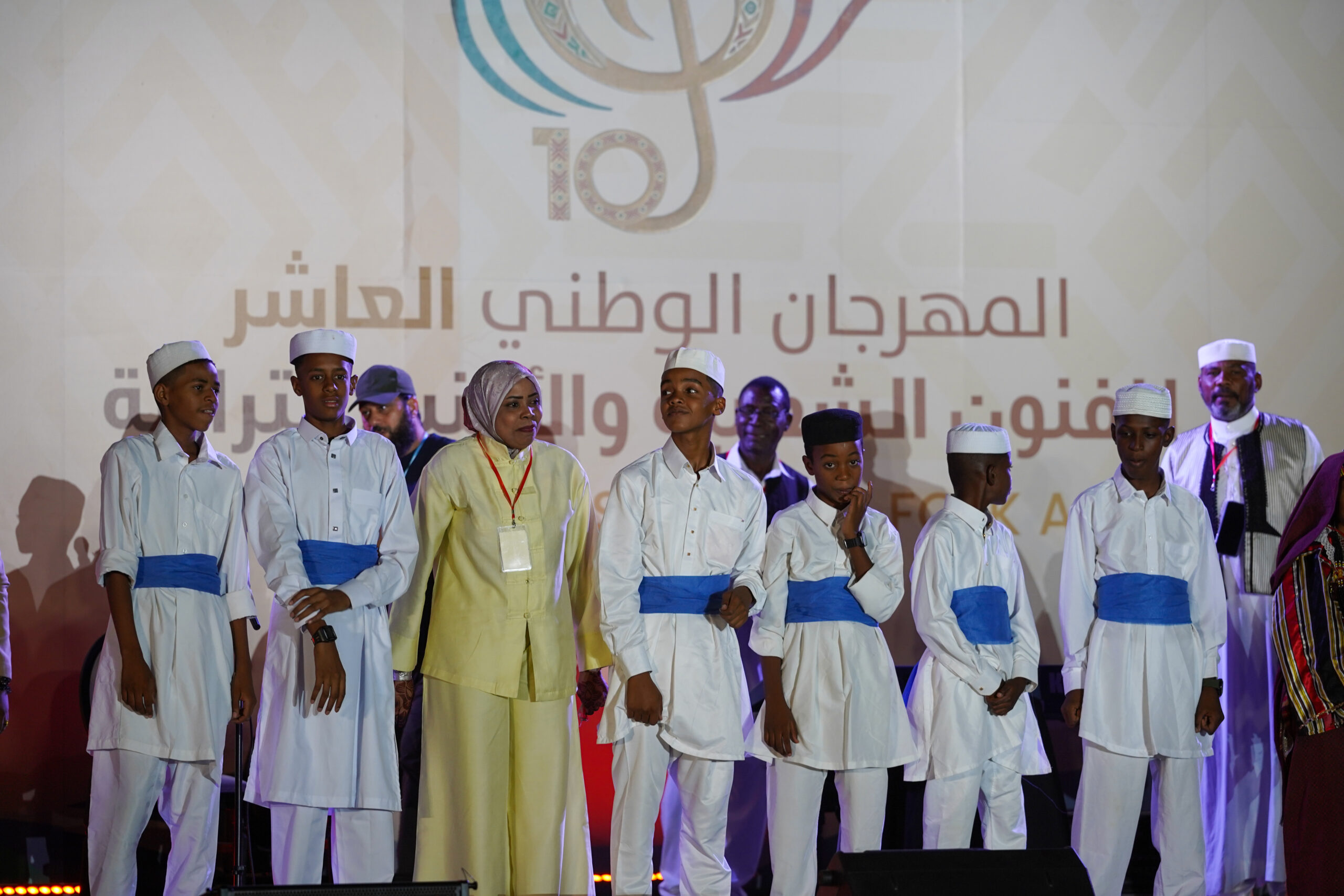 اليوم الرابع لفعاليات المهرجان الوطني العاشر للفنون الشعبية والأغنية التراثية بمدينة غريان