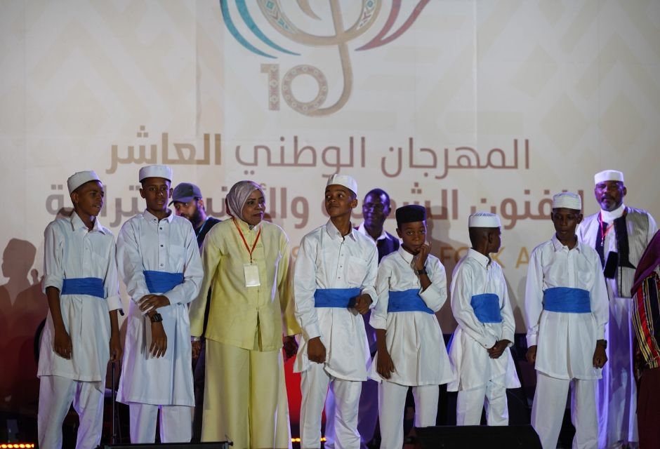 اليوم الرابع لفعاليات المهرجان الوطني العاشر للفنون الشعبية والأغنية التراثية بمدينة غريان